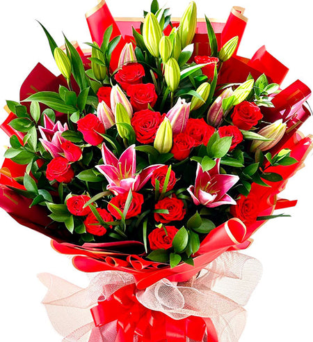 Romantic Lily Bouquet Vietnam