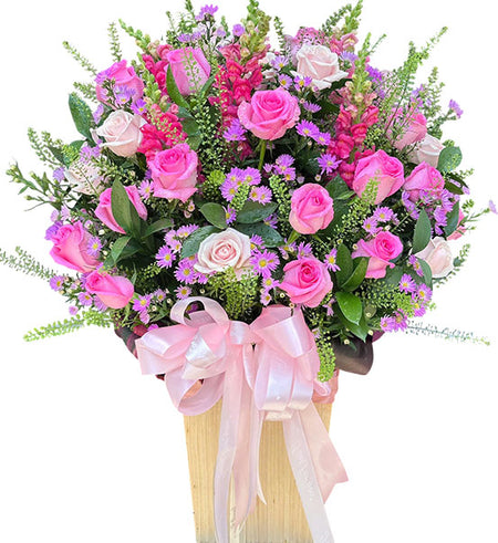 Romantic Whisper Roses Vietnamese Flowers