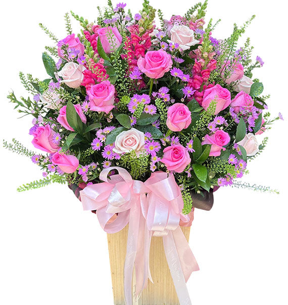 Romantic Whisper Roses Vietnamese Flowers