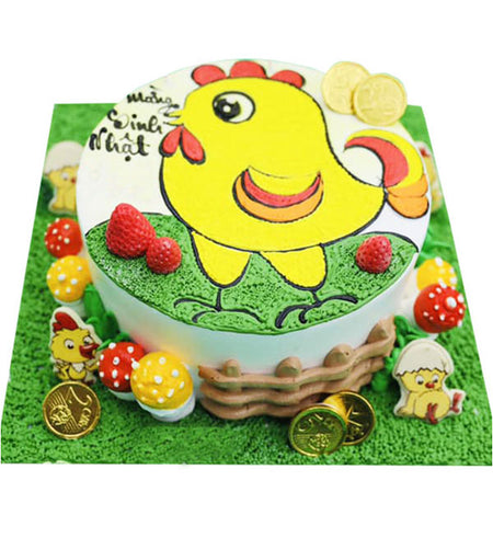 Rooter Cake 02 - Vietnamese Flowers