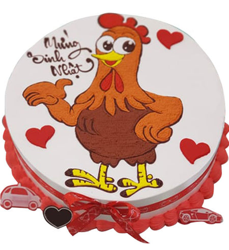 Rooter Year Birthday Cake Vietnam