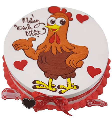 Rooter Year Birthday Cake Vietnam