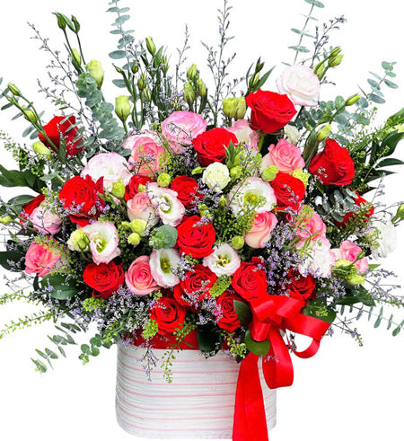 Roses Basket For Mom Vietnam