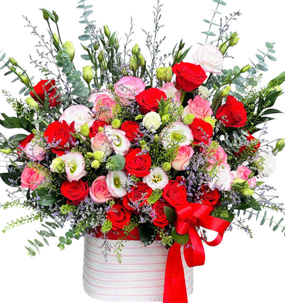 Roses Basket For Mom Vietnam