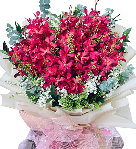 Royal Mokara Orchid Bouquet Vietnamese Flowers