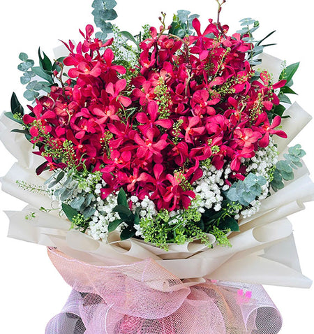 Royal Mokara Orchid Bouquet Vietnamese Flowers