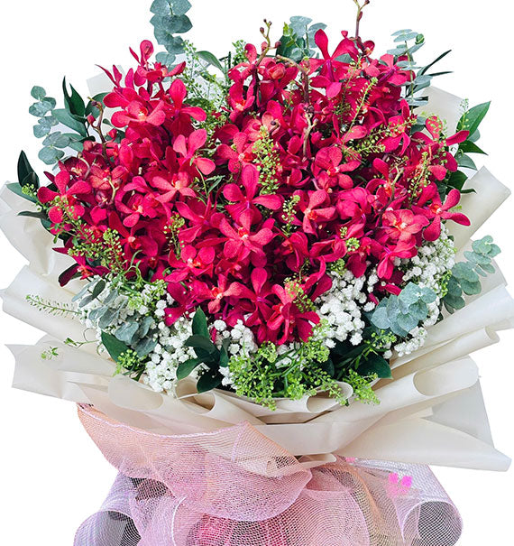 Royal Mokara Orchid Bouquet Vietnamese Flowers