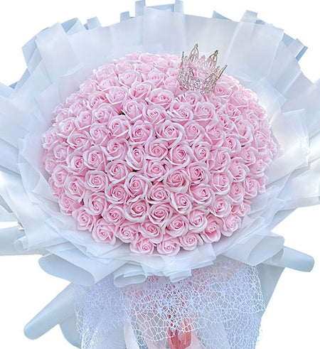 Soft Love Waxed Rose Bouquet For Mom Vietnam