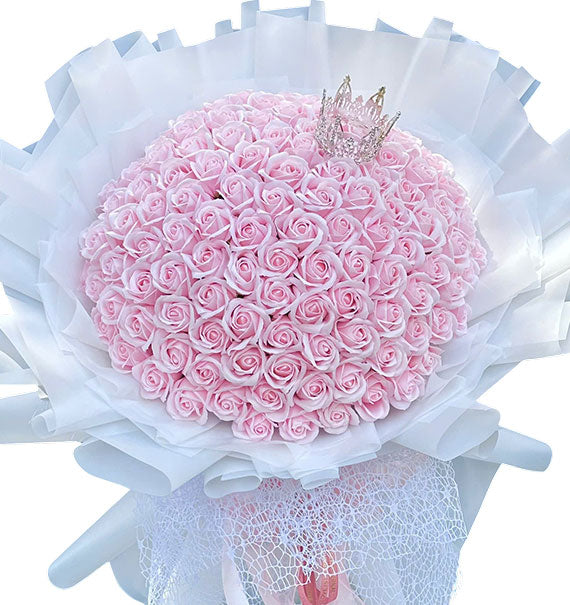 Soft Love Waxed Rose Bouquet For Mom Vietnam