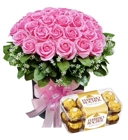 Special Waxed Roses Valentine 10 - Vietnamese Flowers