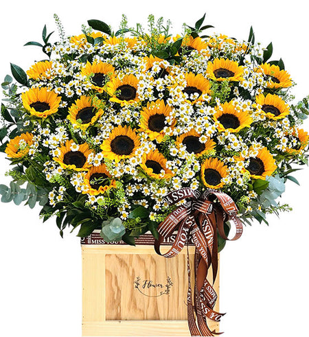 Sunflower Garden Basket Vietnam