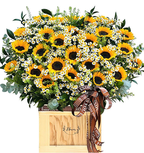 Sunflower Garden Basket Vietnam