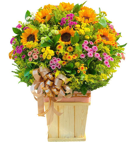 Sunflowers Basket Vietnam