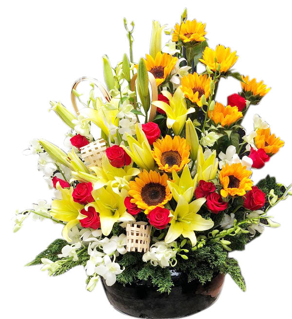 Sunflowers Vase 1 - Vietnamese Flowers