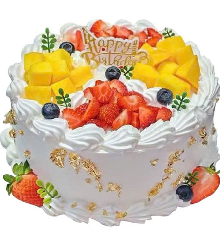 Sweet Fruit Bliss Cake Vietnam