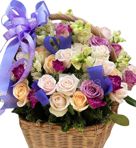 Sympathy Flowers Basket 10 - Vietnamese Flowers
