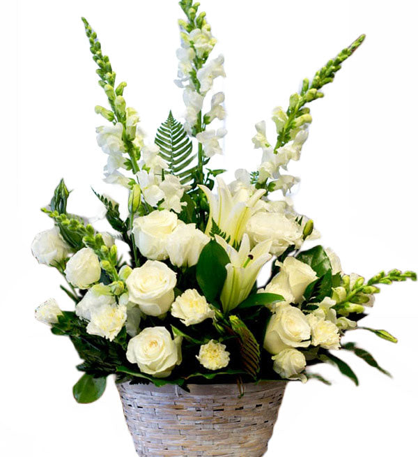 Sympathy Flowers Basket 25 - Vietnamese Flowers
