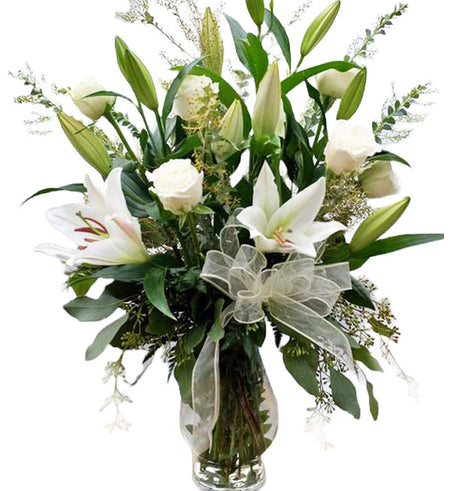 Sympathy Flowers Vase #6 - Vietnamese Flowers