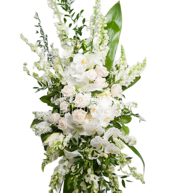 Sympathy Flowers Vase #7 - Vietnamese Flowers