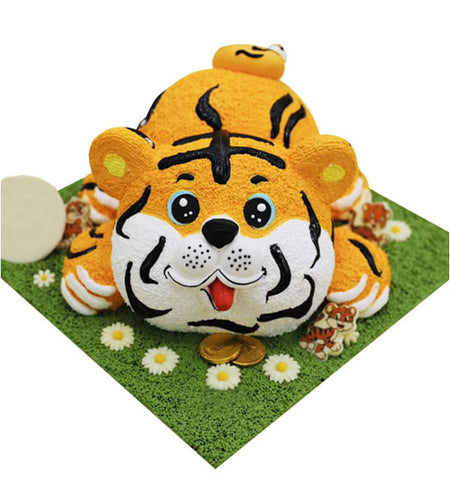 Tiger Cake 03 - Vietnamese Flowers