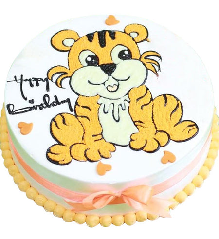 Tiger Year Birthday Cake Vietnam