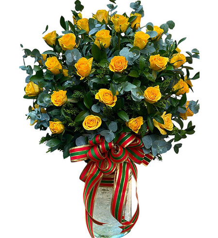 Timeless Beauty Rose Vase Vietnamese Flowers