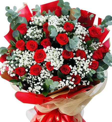 Timeless Red Roses Vietnamese Flowers