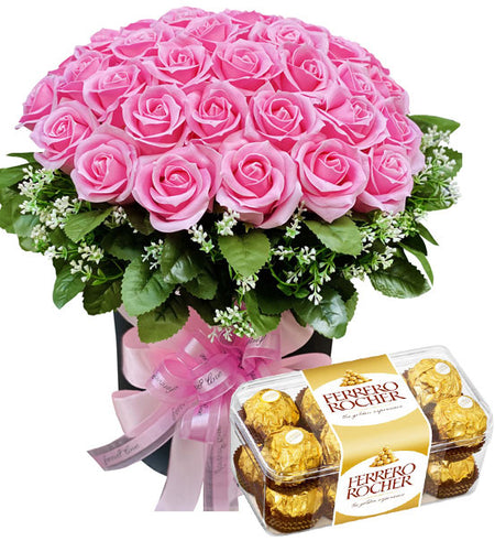 Waxed Roses and Chocolate Mother’s Day 02