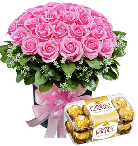 Waxed Roses and Chocolate Mother’s Day 02