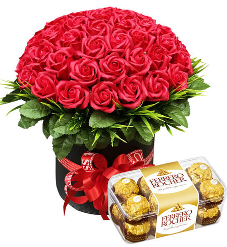 Waxed Roses and Chocolate Mother’s Day 03