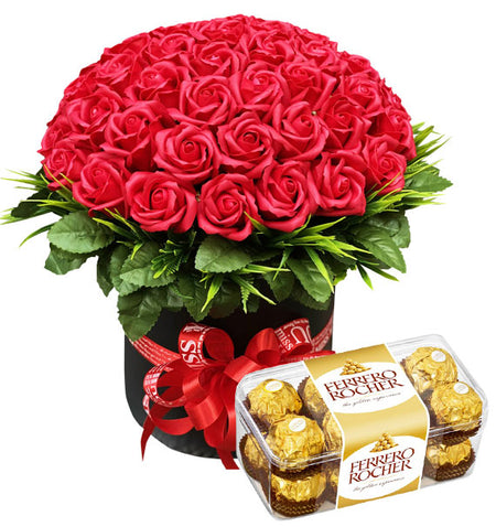 Waxed Roses and Chocolate Mother’s Day 03