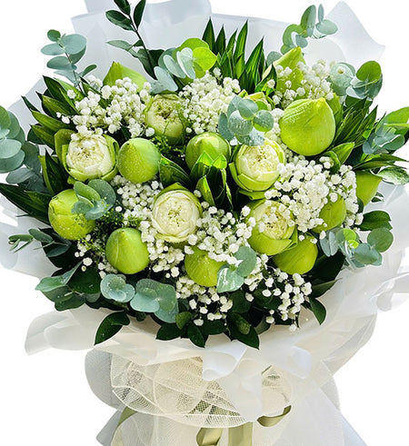 White Lotus Bouquet Vietnam