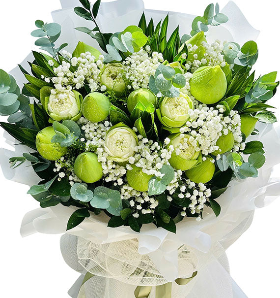 White Lotus Bouquet Vietnam