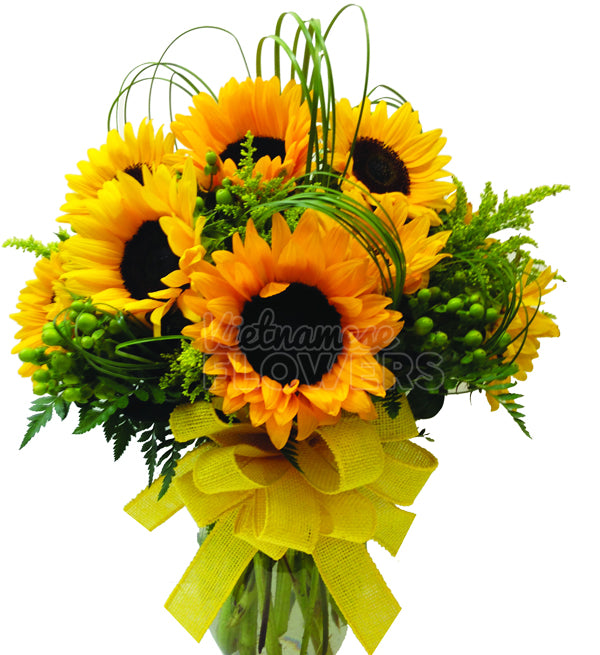 Sunflowers Vase #2 - Vietnamese Flowers
