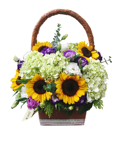 Sunflowers Basket #4 - Vietnamese Flowers