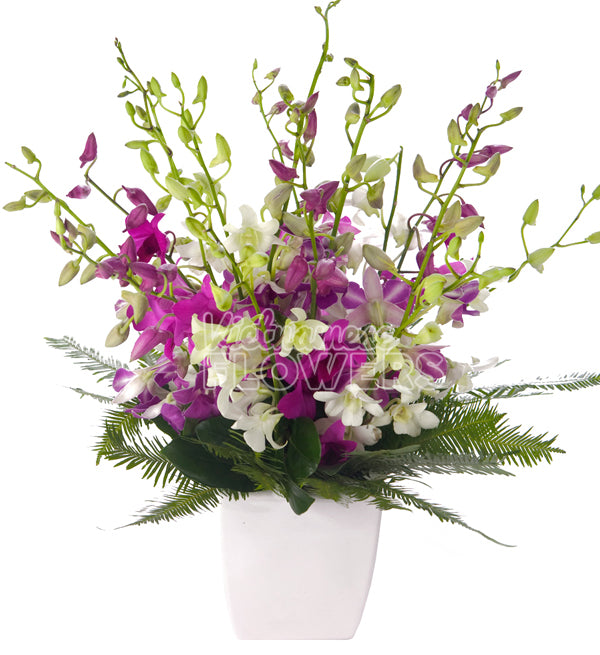 Sympathy Flowers Vase #8 - Vietnamese Flowers