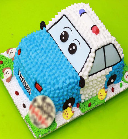 Car Cake 01 - Vietnamese Flowers