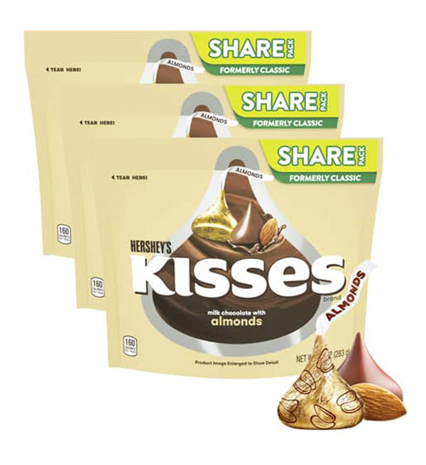 Chocolate Hershey’s Kisses Almonds 3 Bags - Vietnamese Flowers