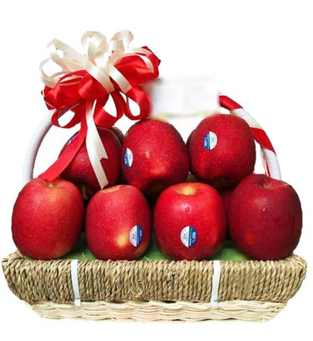 Fresh Apples Basket - Vietnamese Flowers