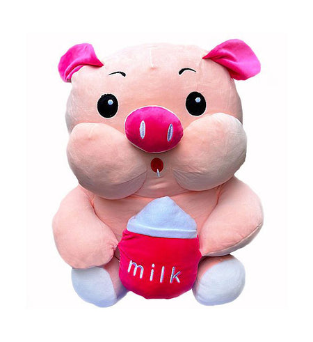 Pink Stuffed Pig - Vietnamese Flowers