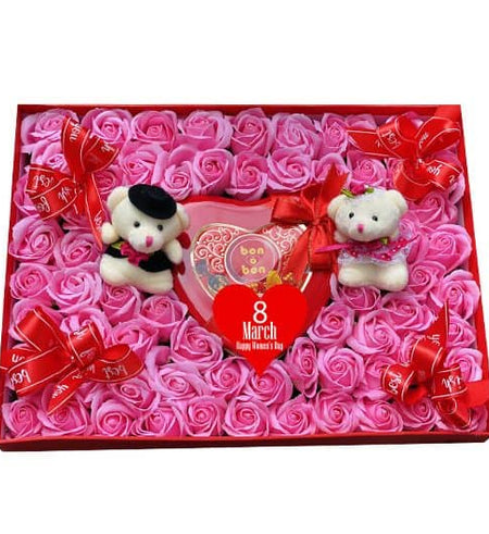 Special Waxed Roses Women's Day 04 - Vietnamese Flowers