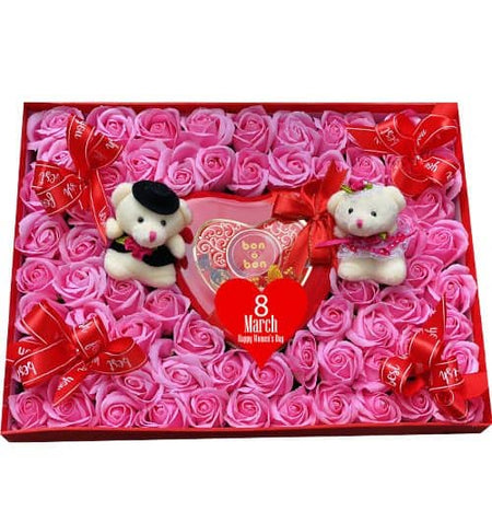 Special Waxed Roses Women's Day 04 - Vietnamese Flowers