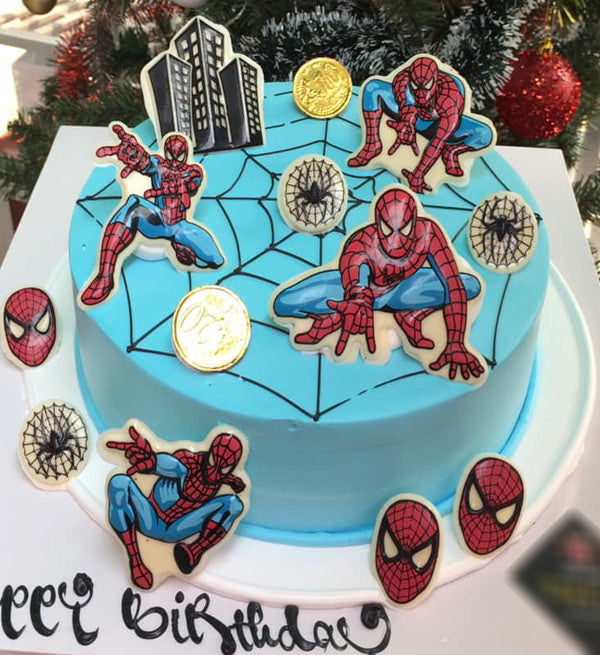 Spider Man Cake 01 - Vietnamese Flowers