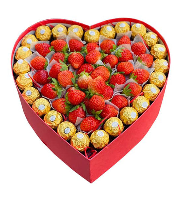 Strawberries And Chocolate Valentine 01 - Vietnamese Flowers