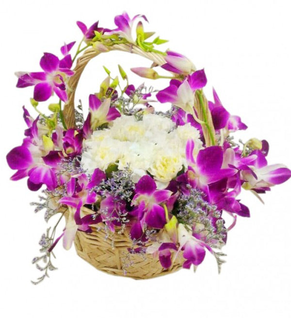 Sympathy Flowers Basket 40 - Vietnamese Flowers