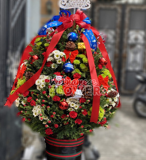 Vietnamese Christmas Tree 03 - Vietnamese Flowers